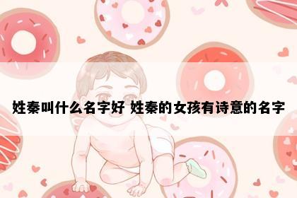 姓秦叫什么名字好 姓秦的女孩有诗意的名字