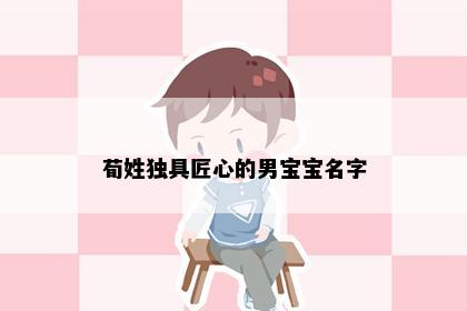 荀姓独具匠心的男宝宝名字