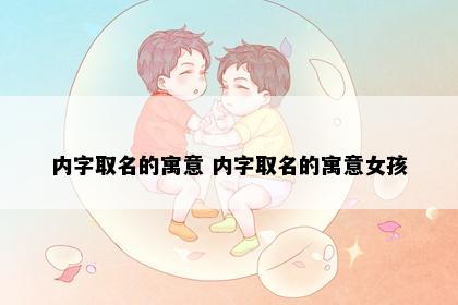 内字取名的寓意 内字取名的寓意女孩