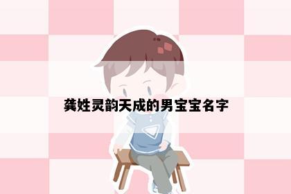 龚姓灵韵天成的男宝宝名字
