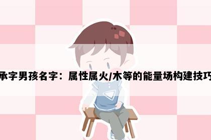 承字男孩名字：属性属火/木等的能量场构建技巧