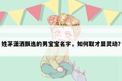 姓茅潇洒飘逸的男宝宝名字，如何取才显灵动？